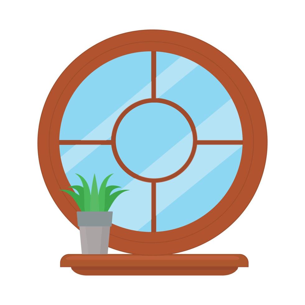Vector illustration of Window