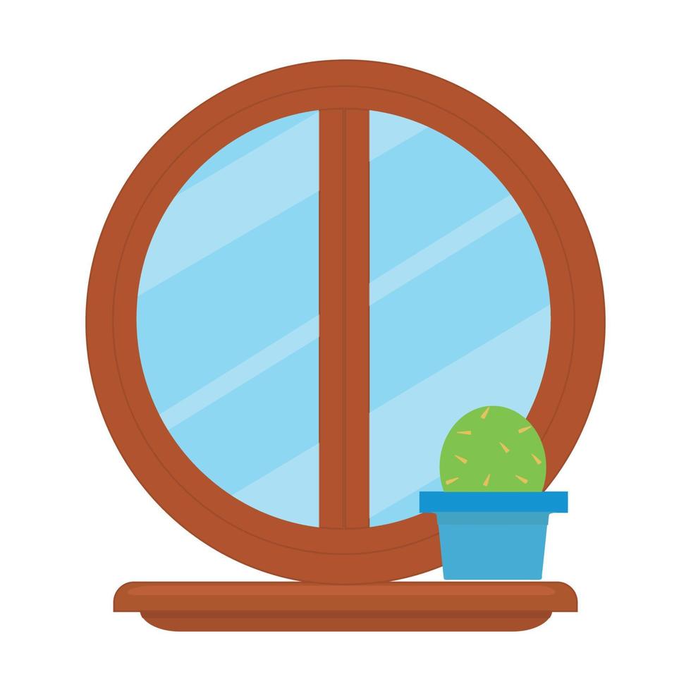 Vector illustration of Window