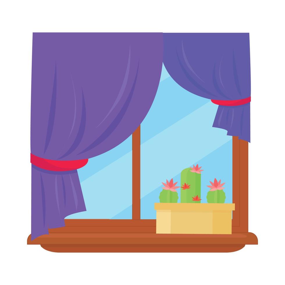 Vector illustration of Window