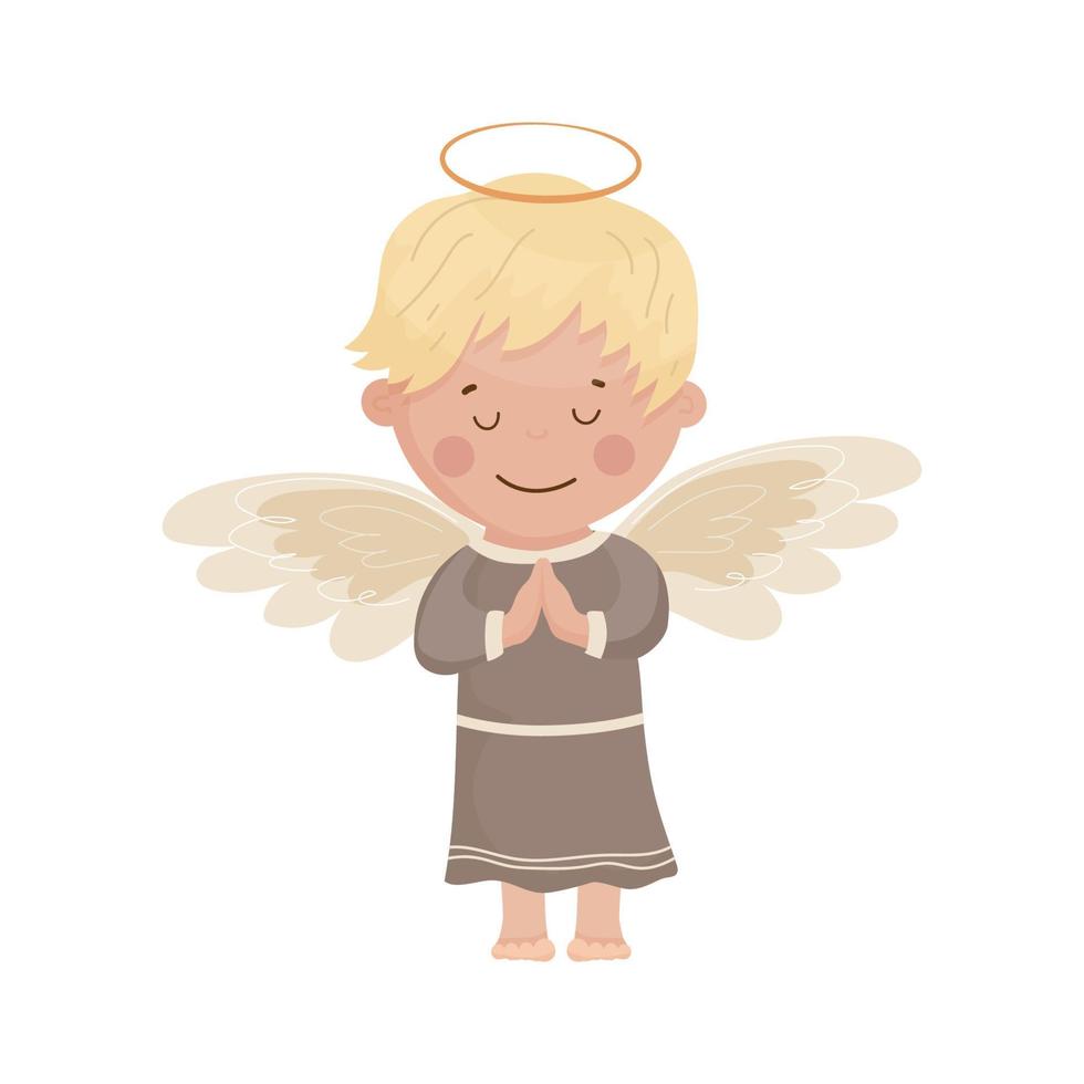 ilustración vectorial de ángel vector