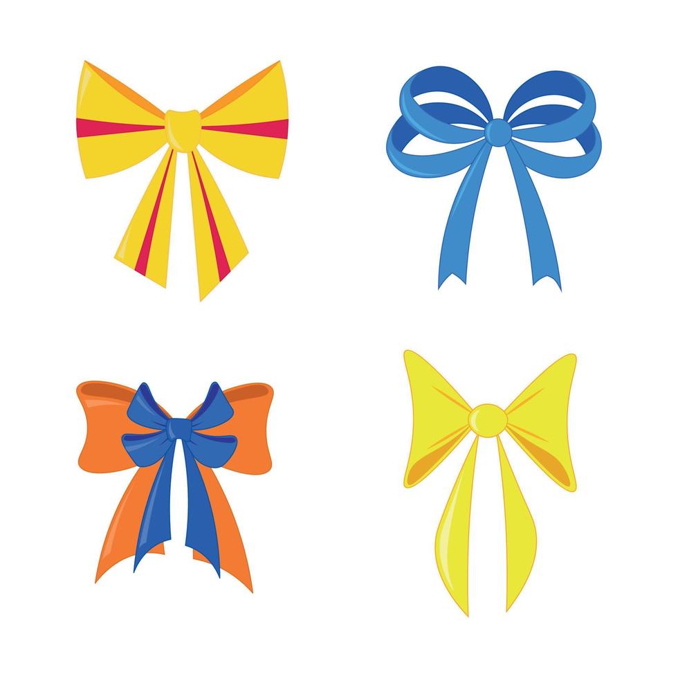 Collection of Bows vector