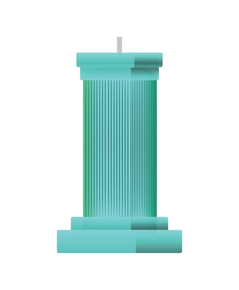 Vector illustration of Candle and Candlestick