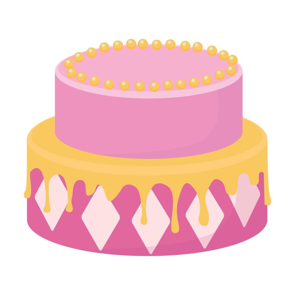 Vector illustration of cake