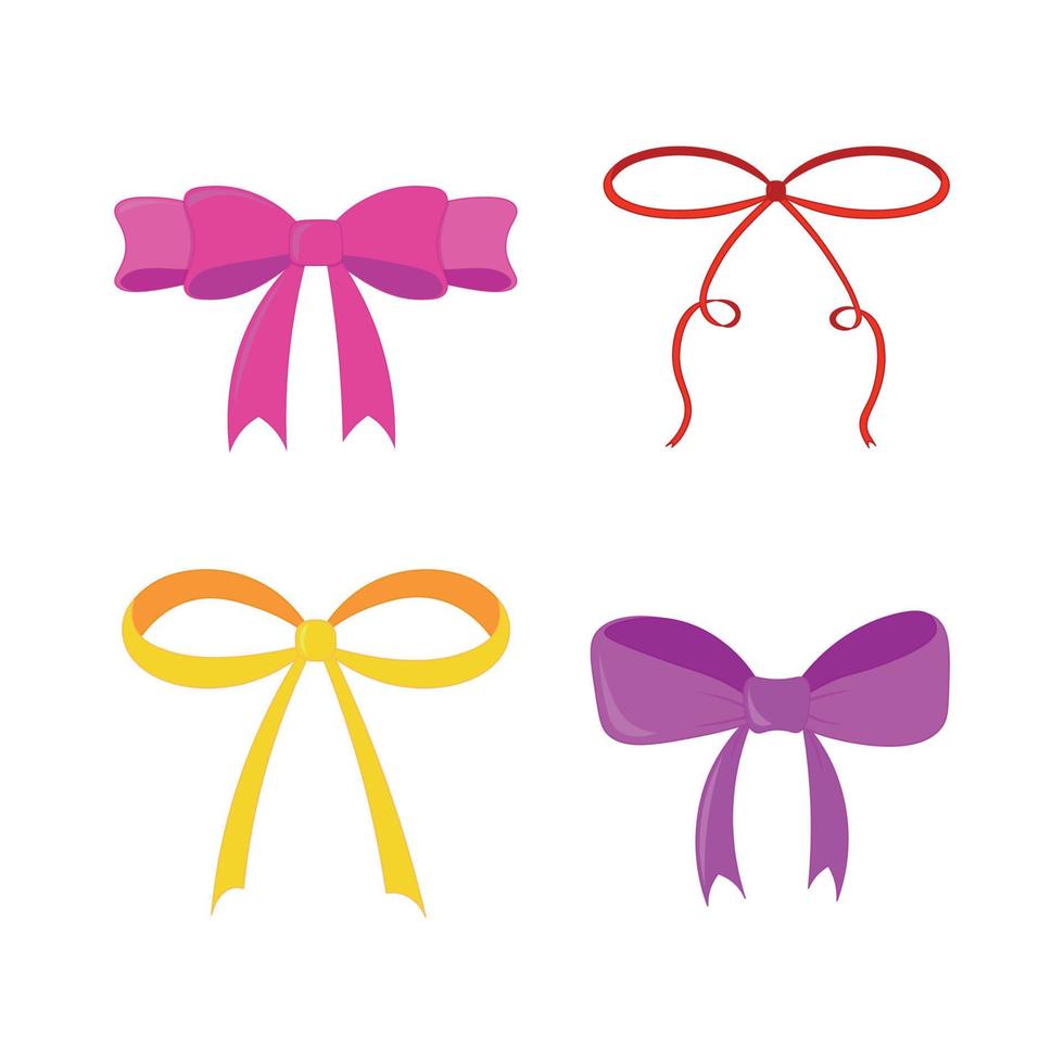 Collection of Bows vector