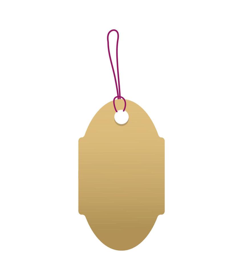 Vector illustration of tag