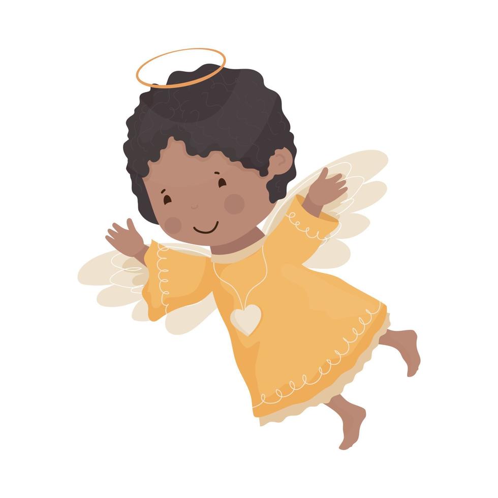 ilustración vectorial de ángel vector