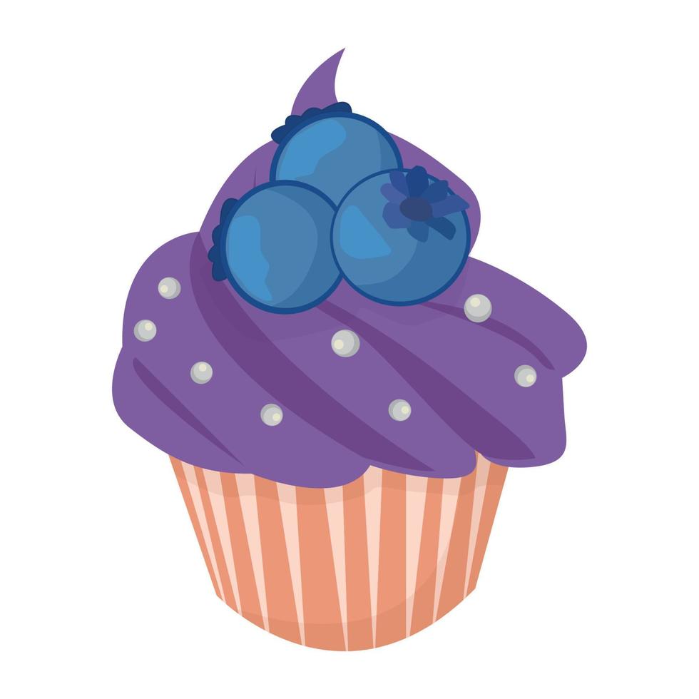 Vector illustration of Muffin