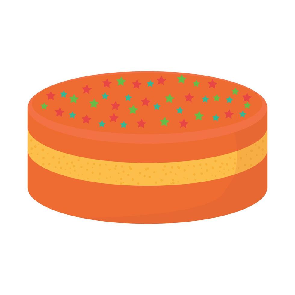 ilustración vectorial de pastel vector