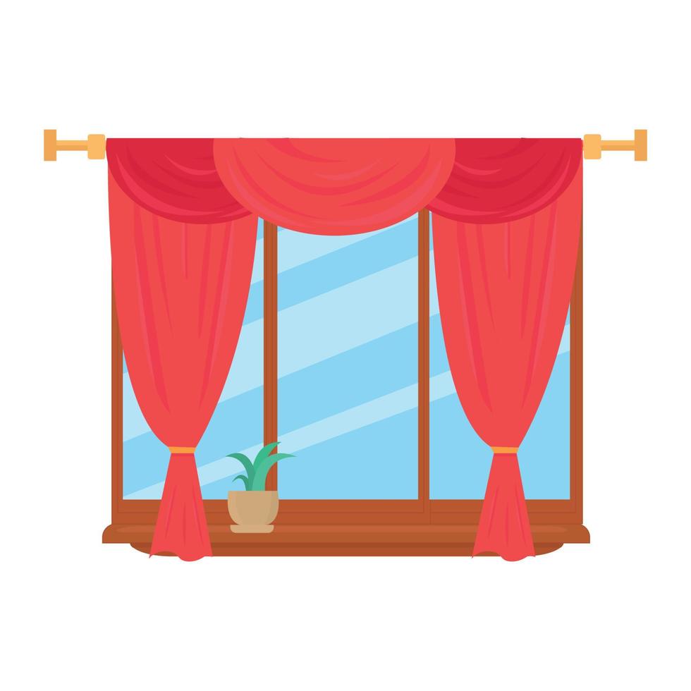 Vector illustration of Window