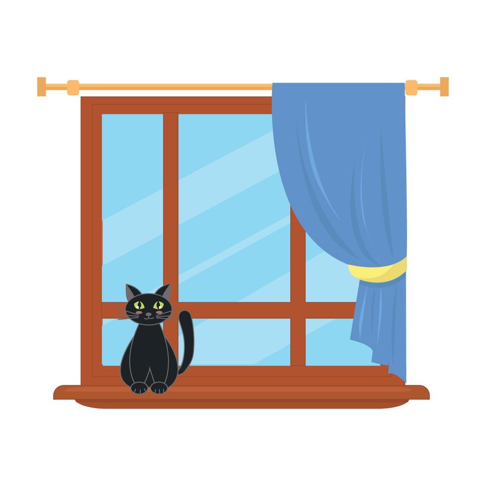 ilustración vectorial de ventana vector