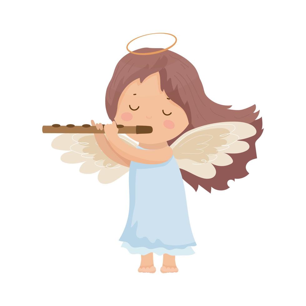 ilustración vectorial de ángel vector