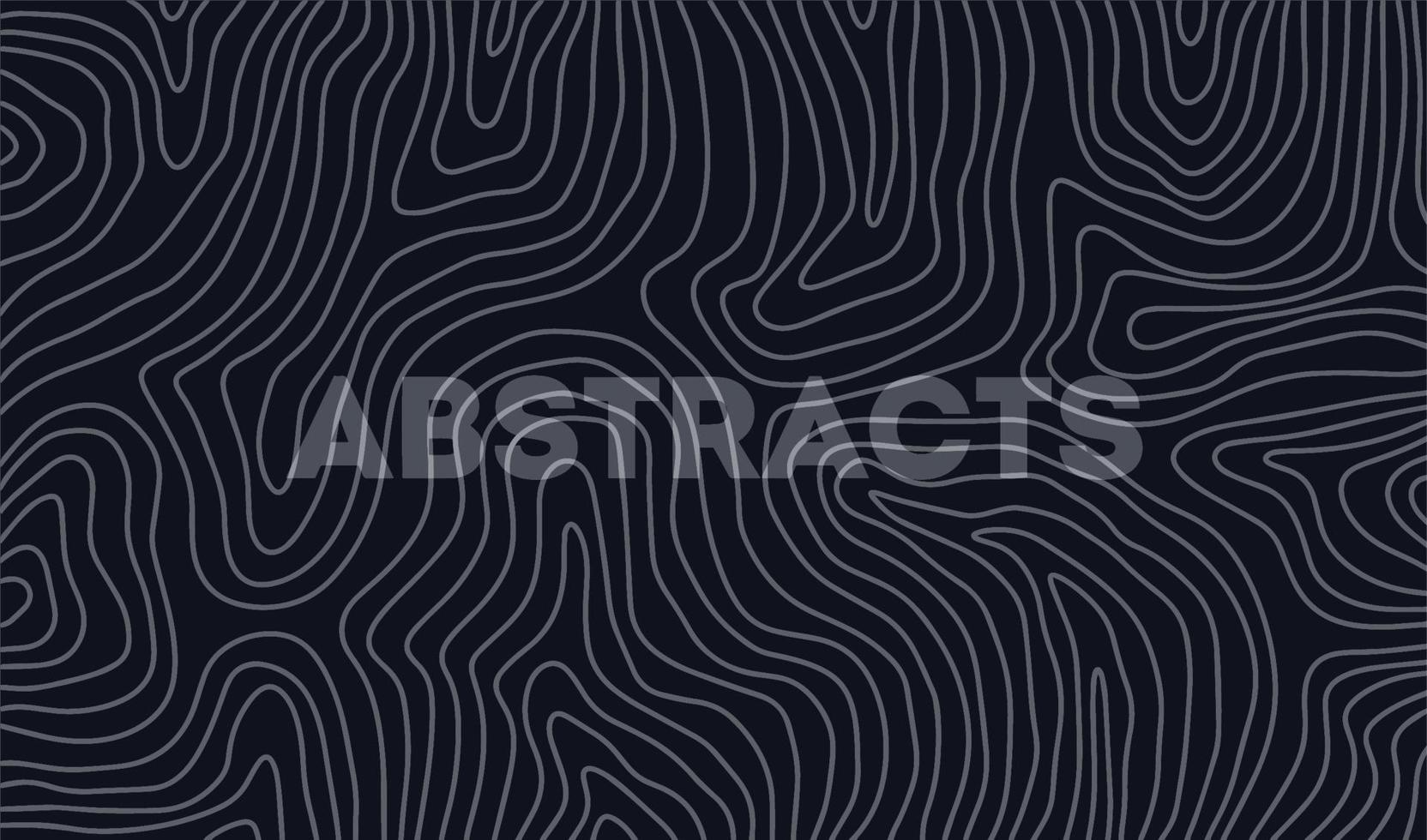 Hand drawn abstract horizontal background for banner with different shapes vector