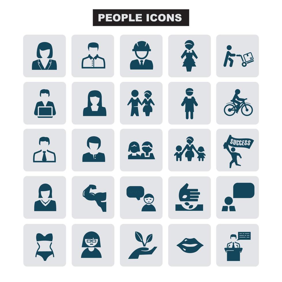 Simple Set of Business People-Related Vector Line Icons. Contains such Icons as One-on-One Meeting
