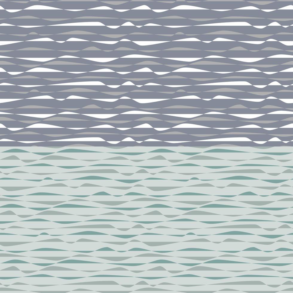 A set of sea waves. Seamless patterns in different colors. Vector illustration. Lines are like sea waves. Printing on textiles and paper. Packaging