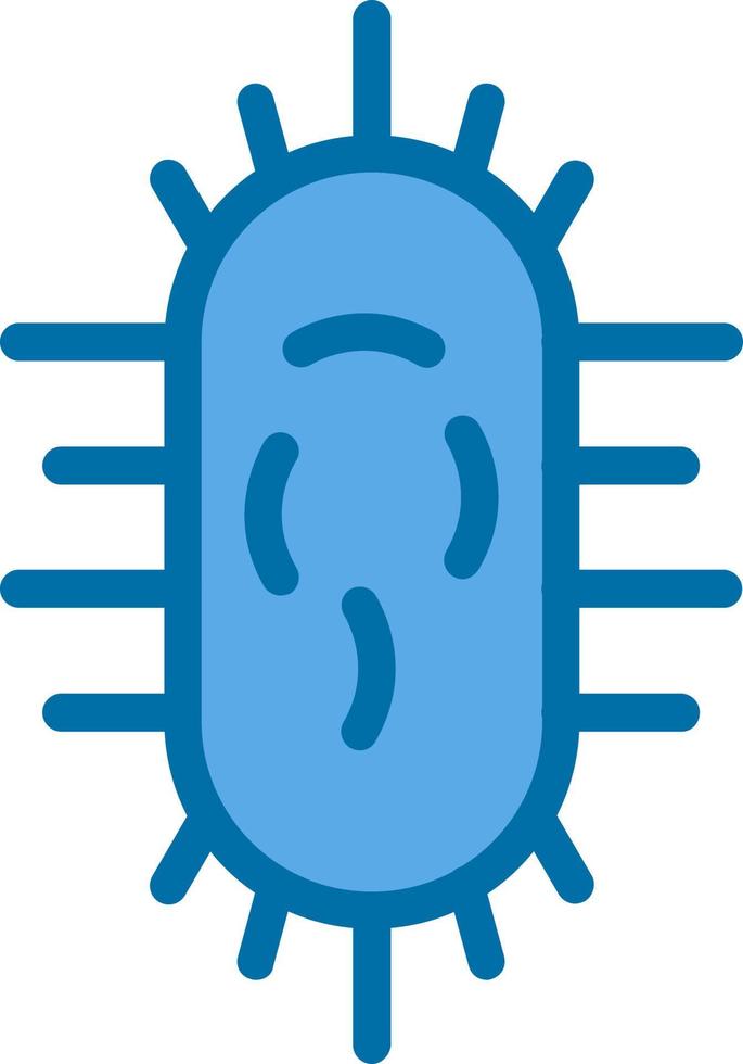 diseño de icono de vector de bacterias