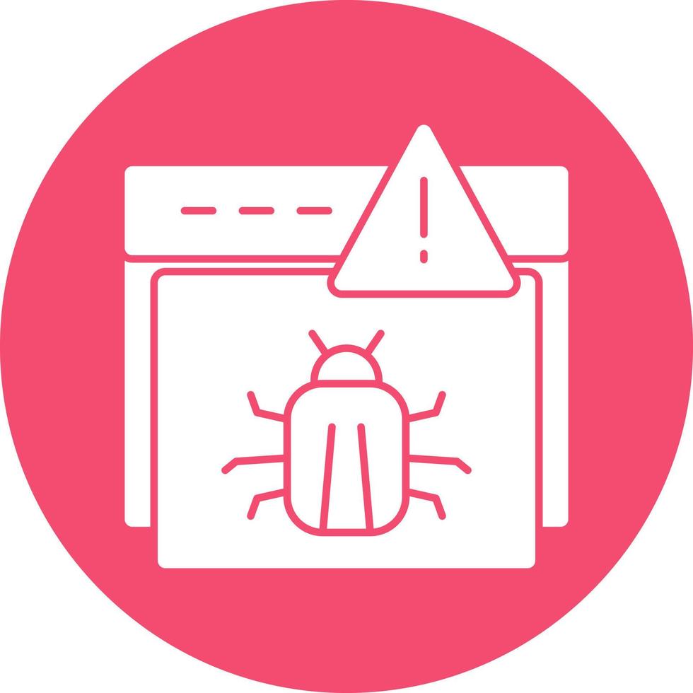 Infected Vector Icon Design