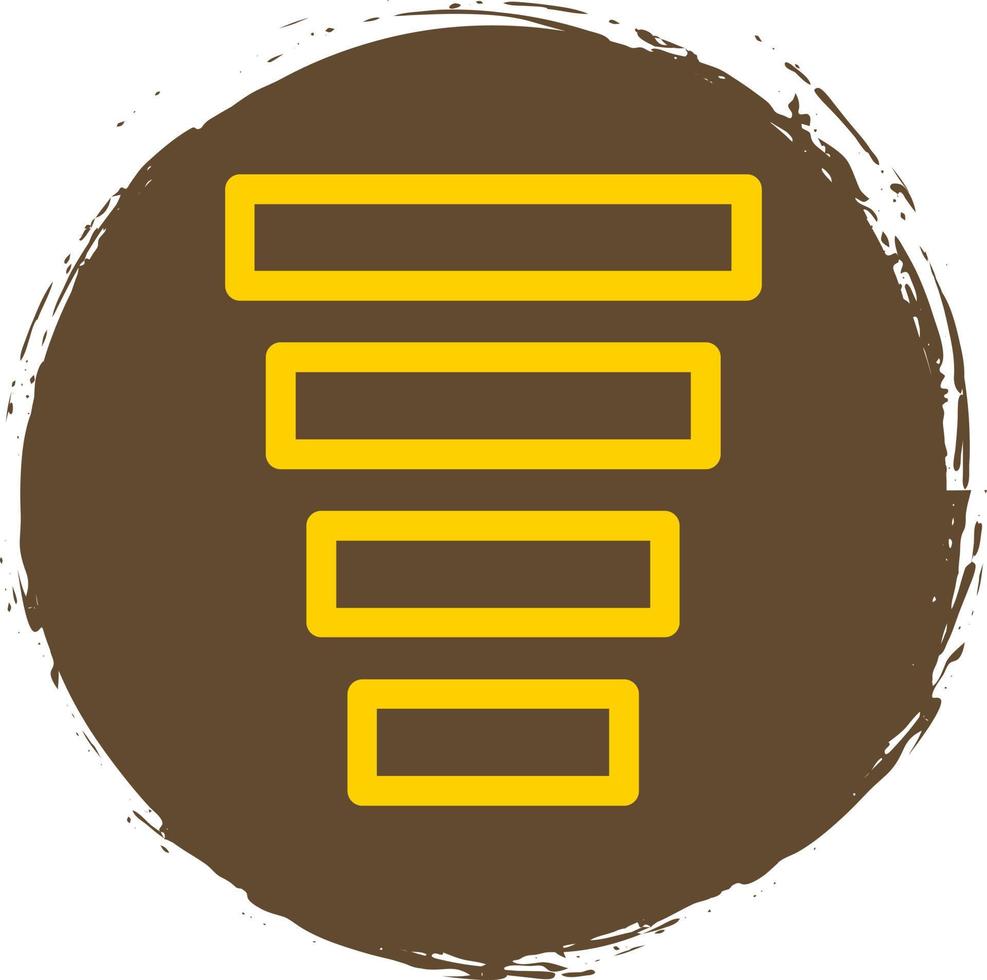 Funnel Chart Vector Icon Design