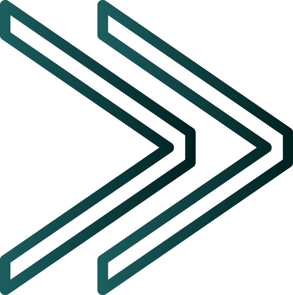 Angle Double Left Vector Icon Design
