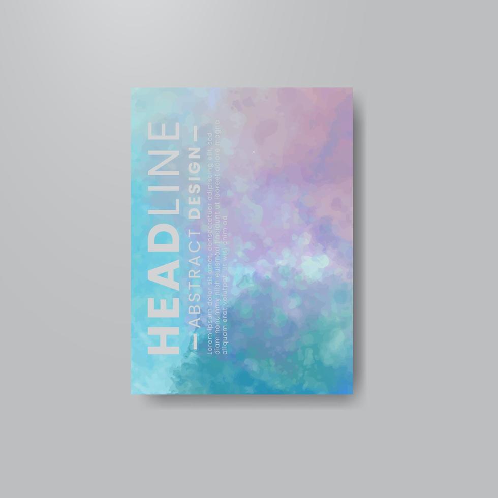 cards with watercolor background. Design for your date, postcard, banner, logo. vector