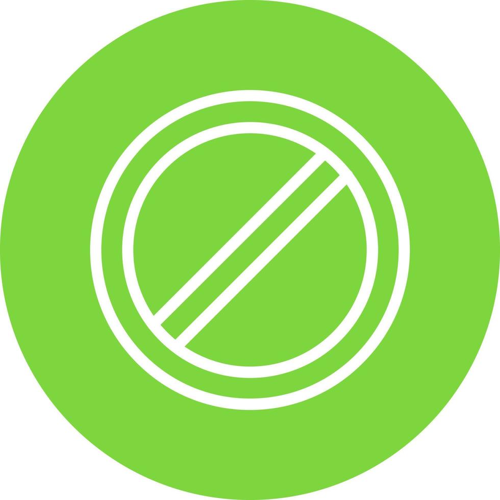 Ban Vector Icon Design