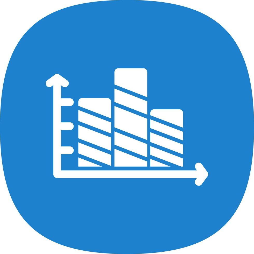 Striped Bars Vector Icon Design