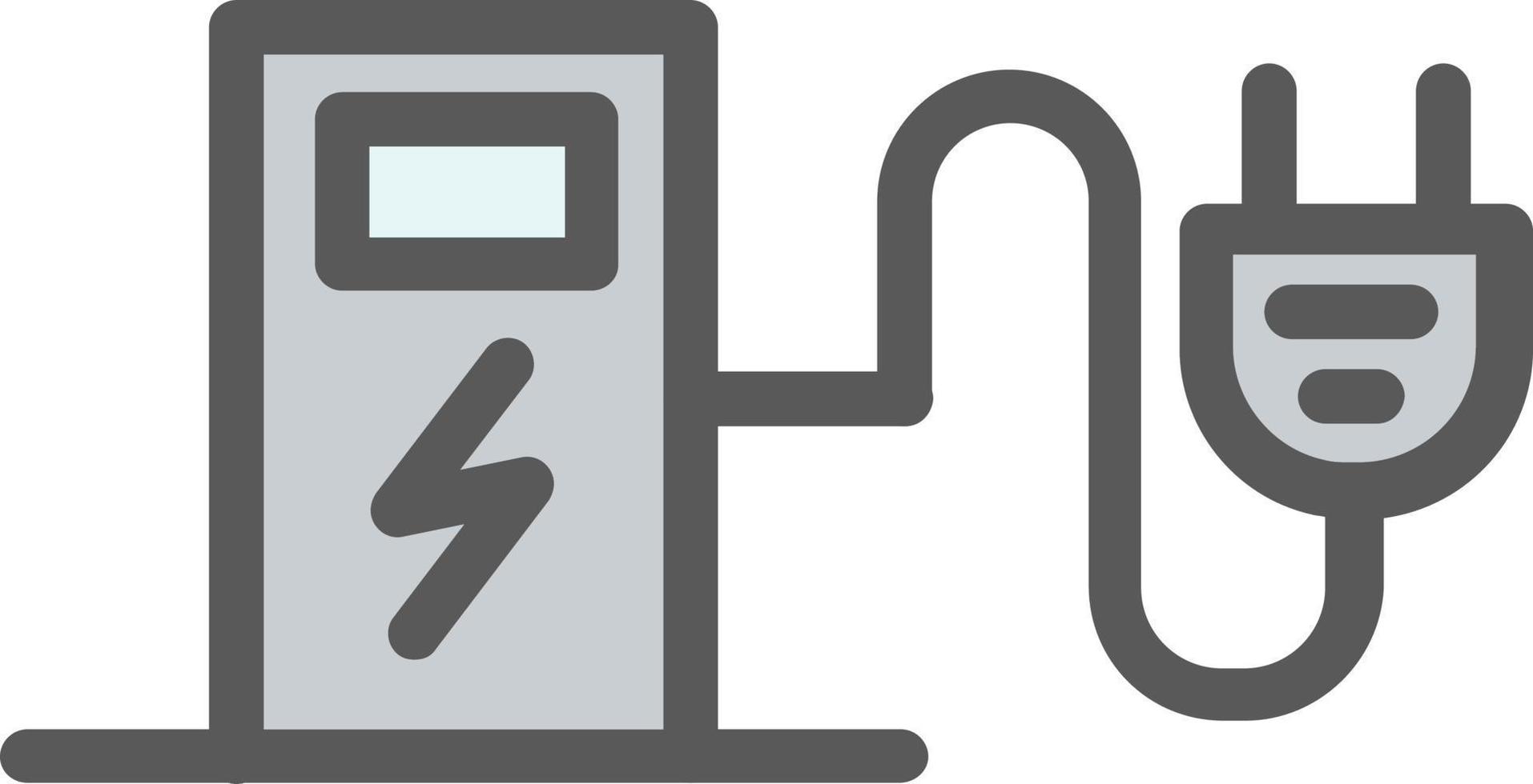 Charging Station Vector Icon Design