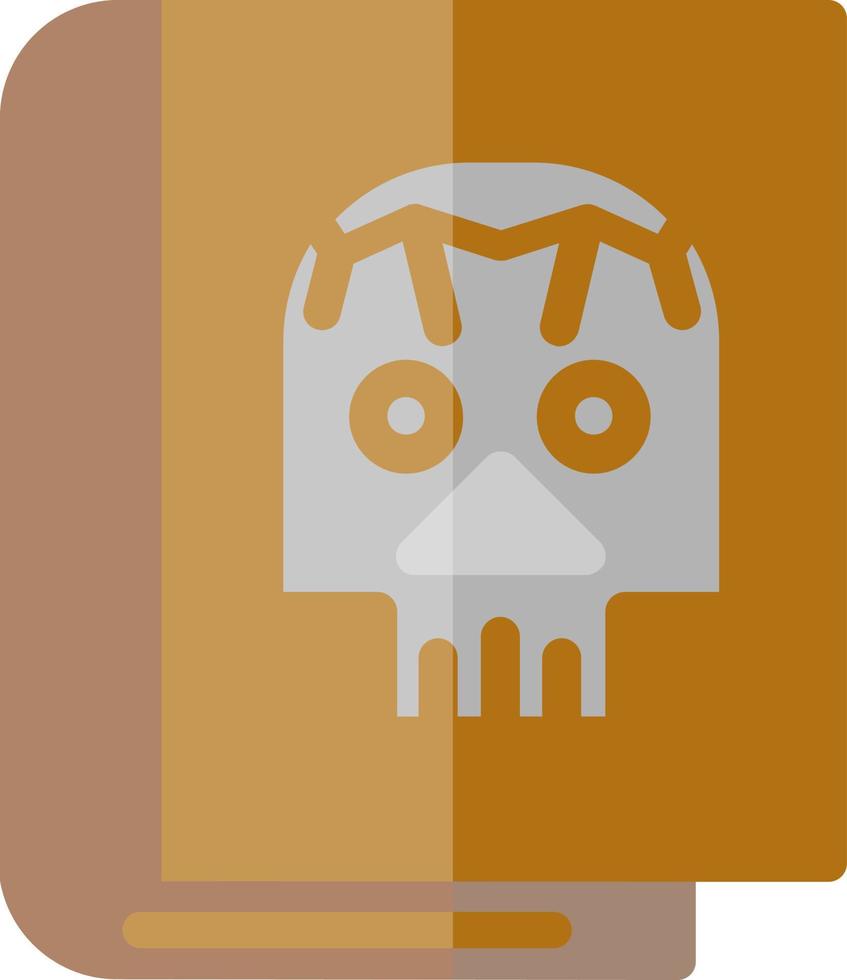 diseño de icono de vector muerto de libro