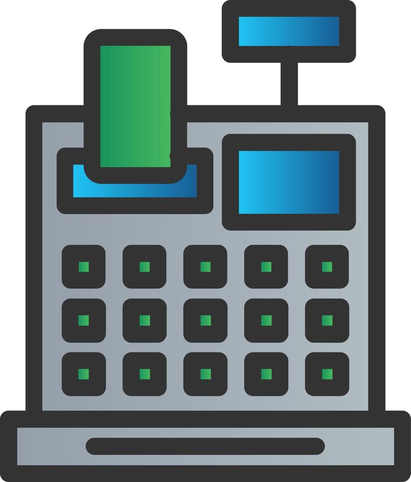 Cash Register Vector Icon Design