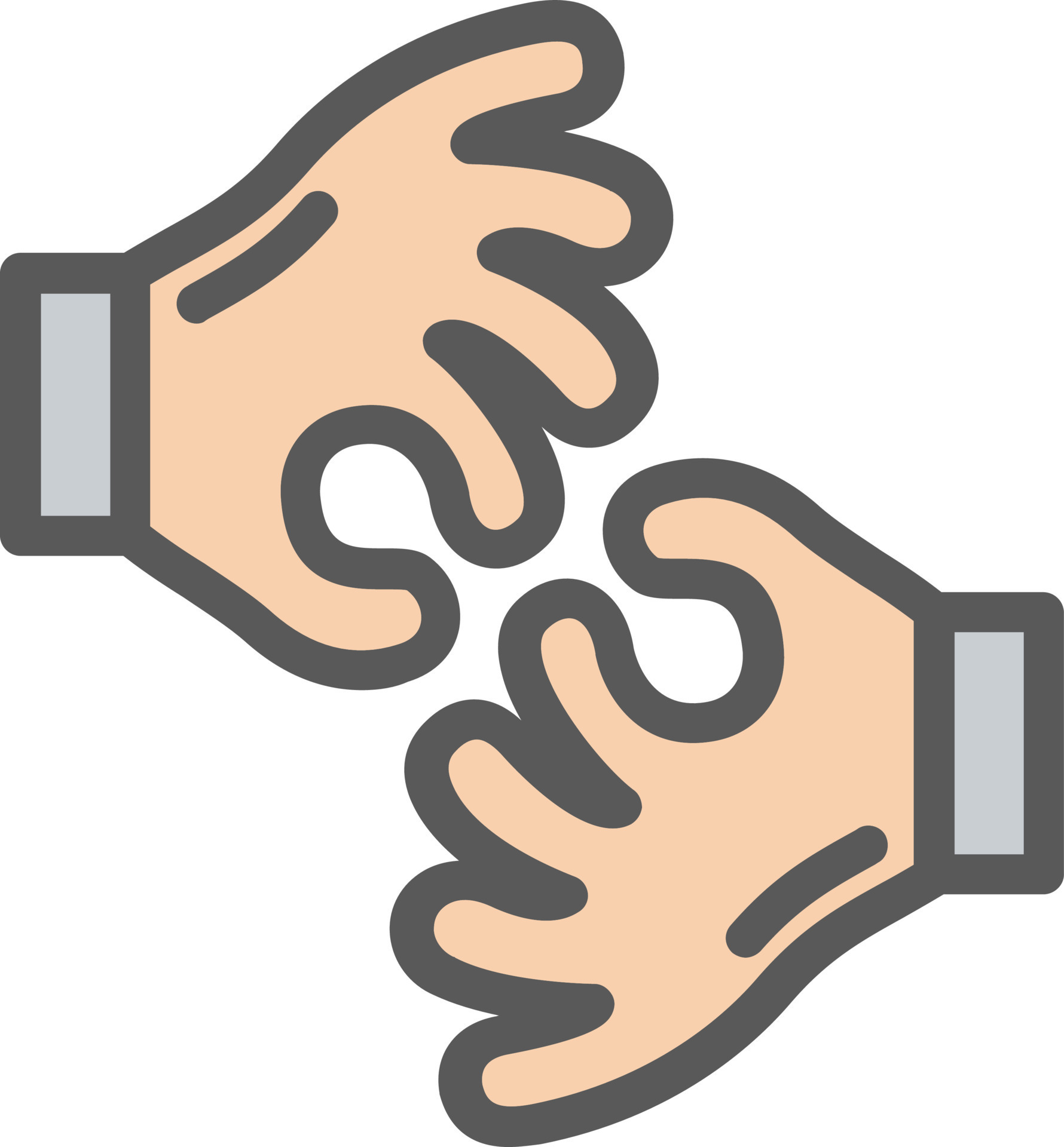 American Sign Language Interpreting Vector Icon Design 15009840 Vector