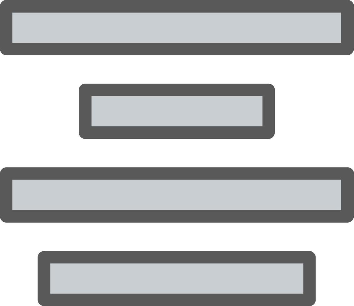 Align Center Vector Icon Design