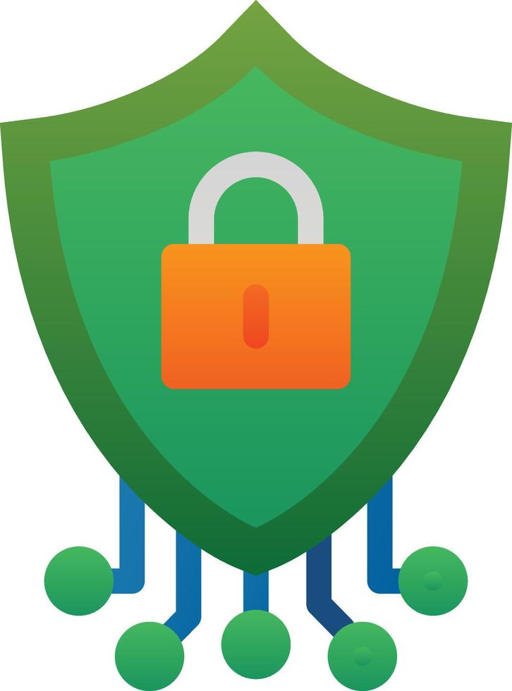 diseño de icono de vector de seguridad cibernética