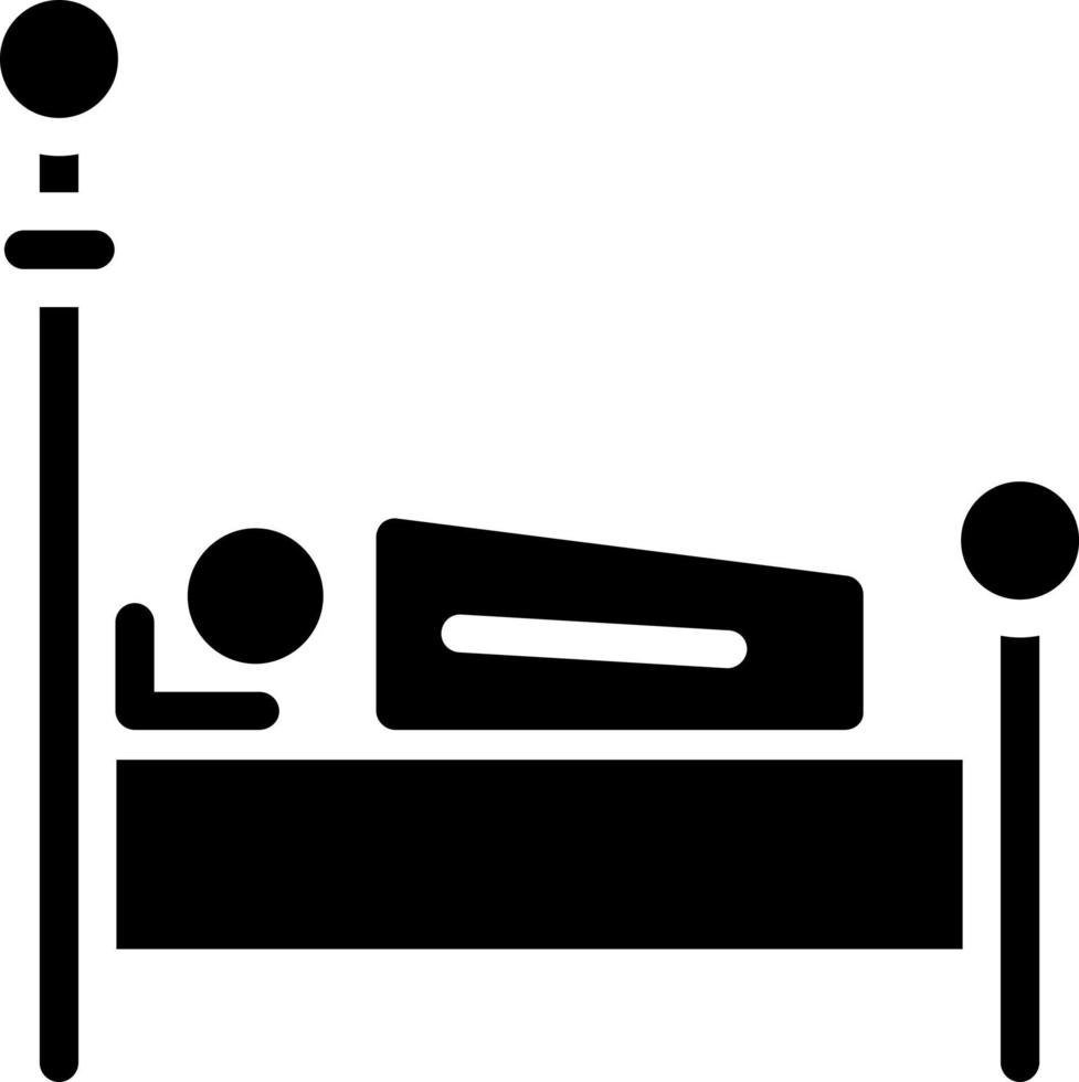 diseño de icono de vector de cama