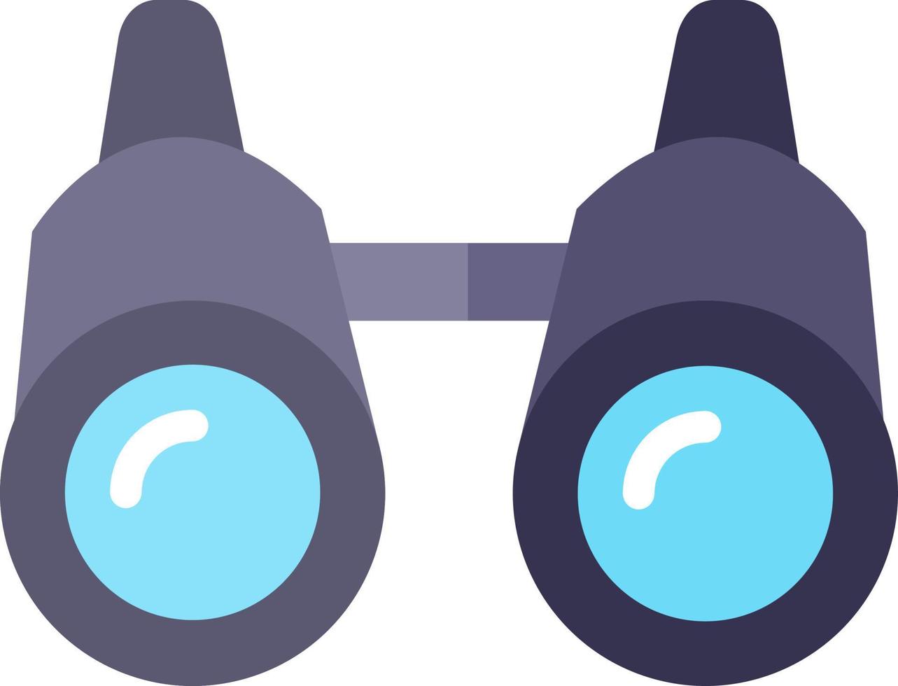 Binoculars Vector Icon Design