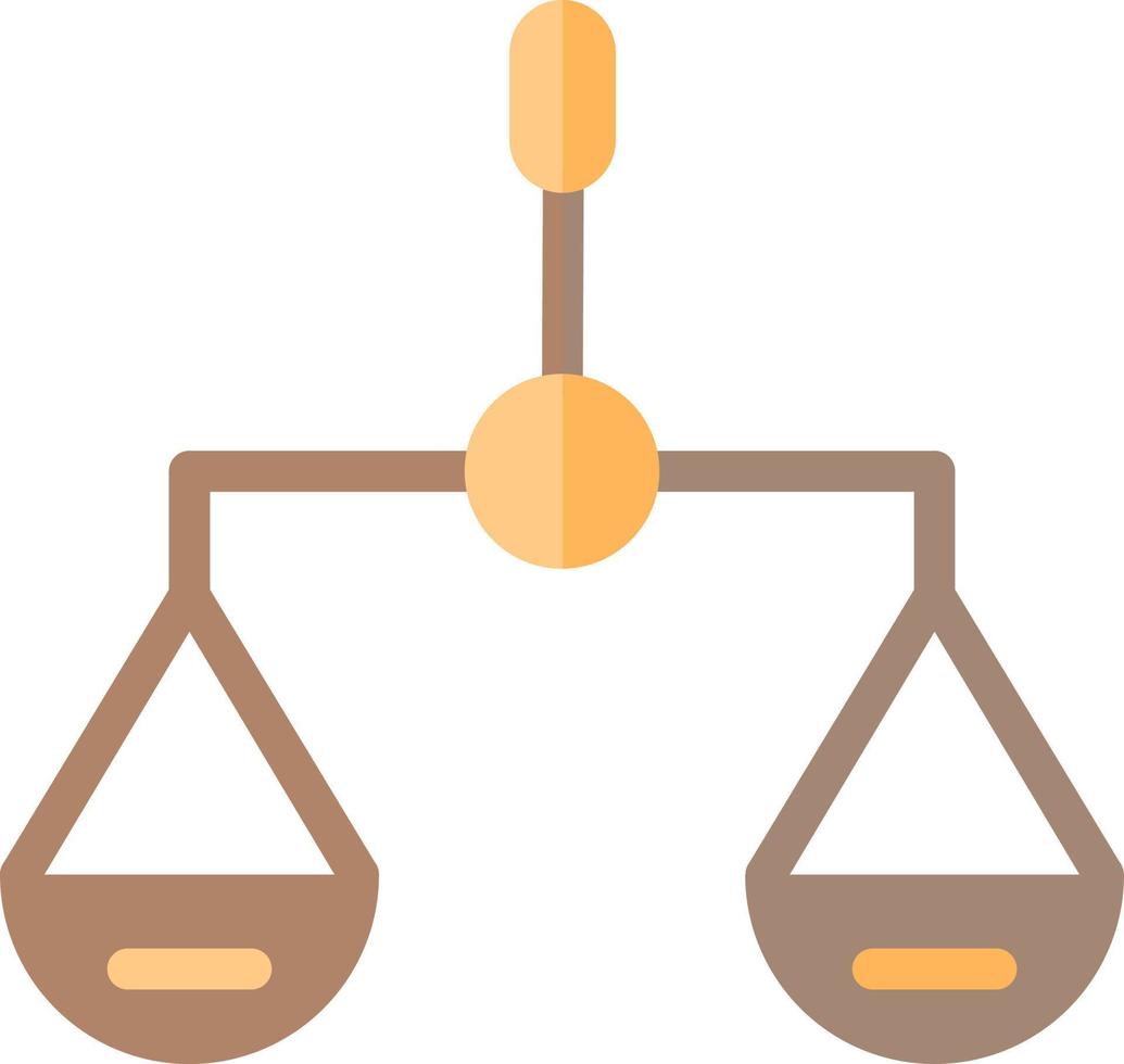 Balance Scale Vector Icon Design