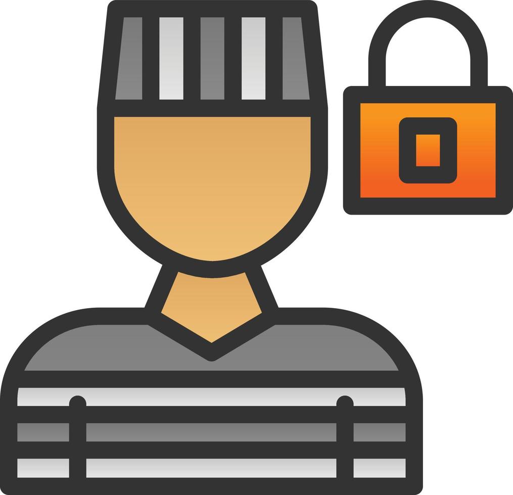 Prisoner Vector Icon Design