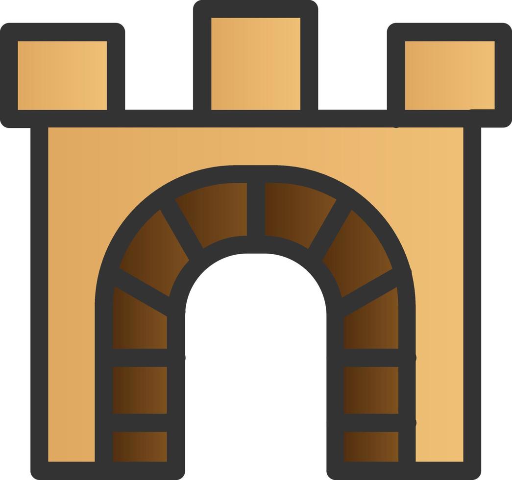 diseño de icono de vector de arco