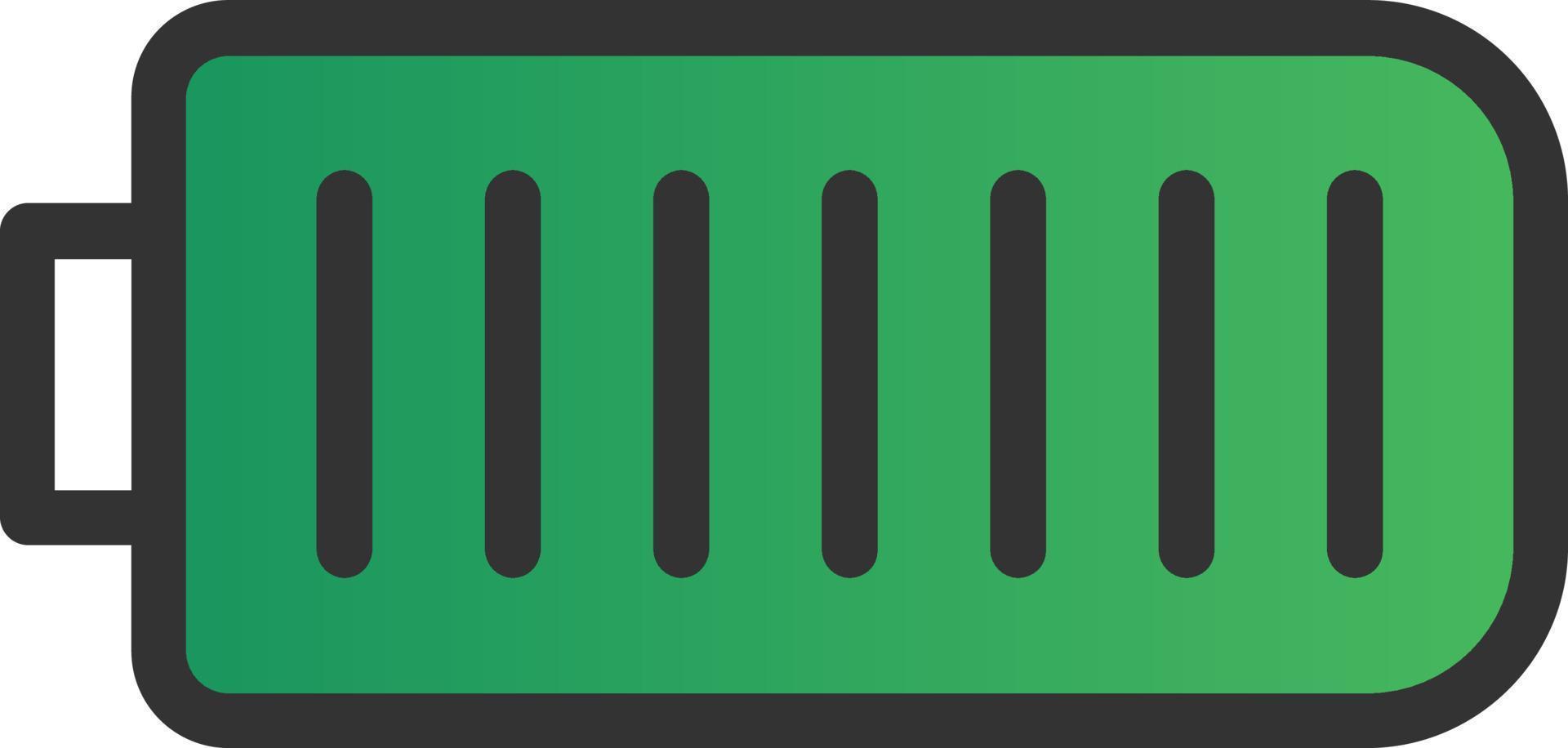 Battery Full Vector Icon Design