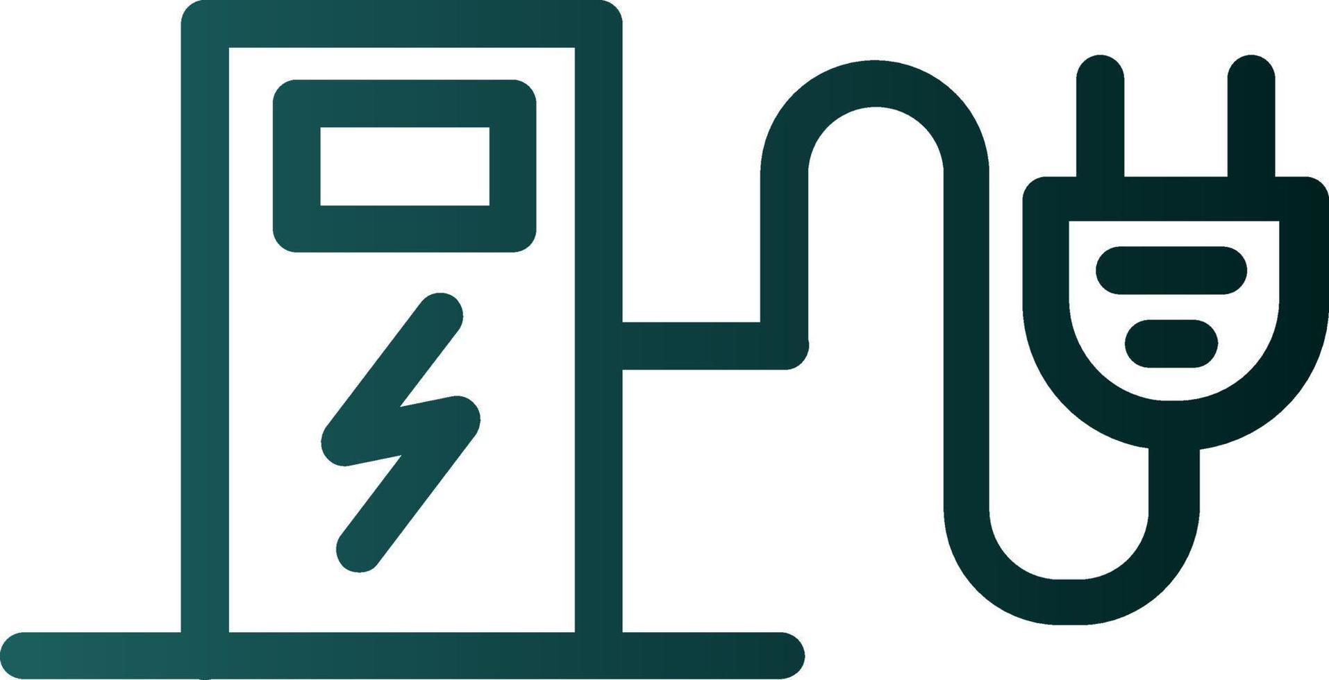 Charging Station Vector Icon Design