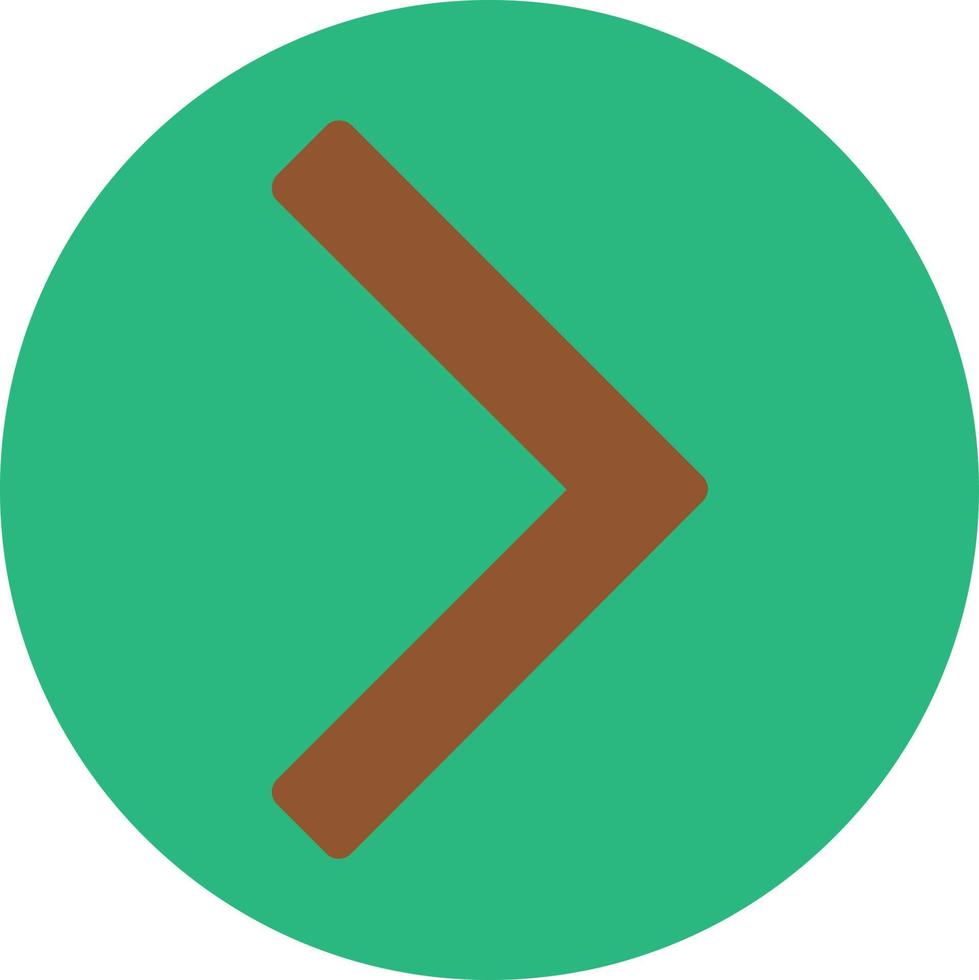Chevron Circle Right Vector Icon Design