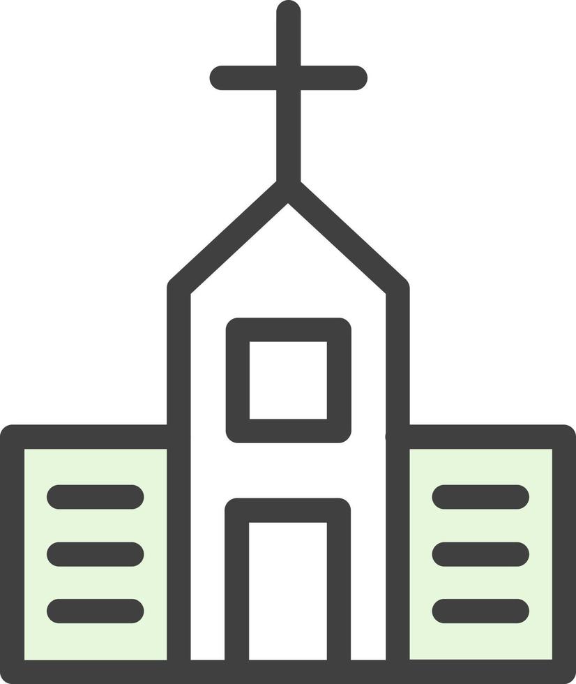 Church Vector Icon Design