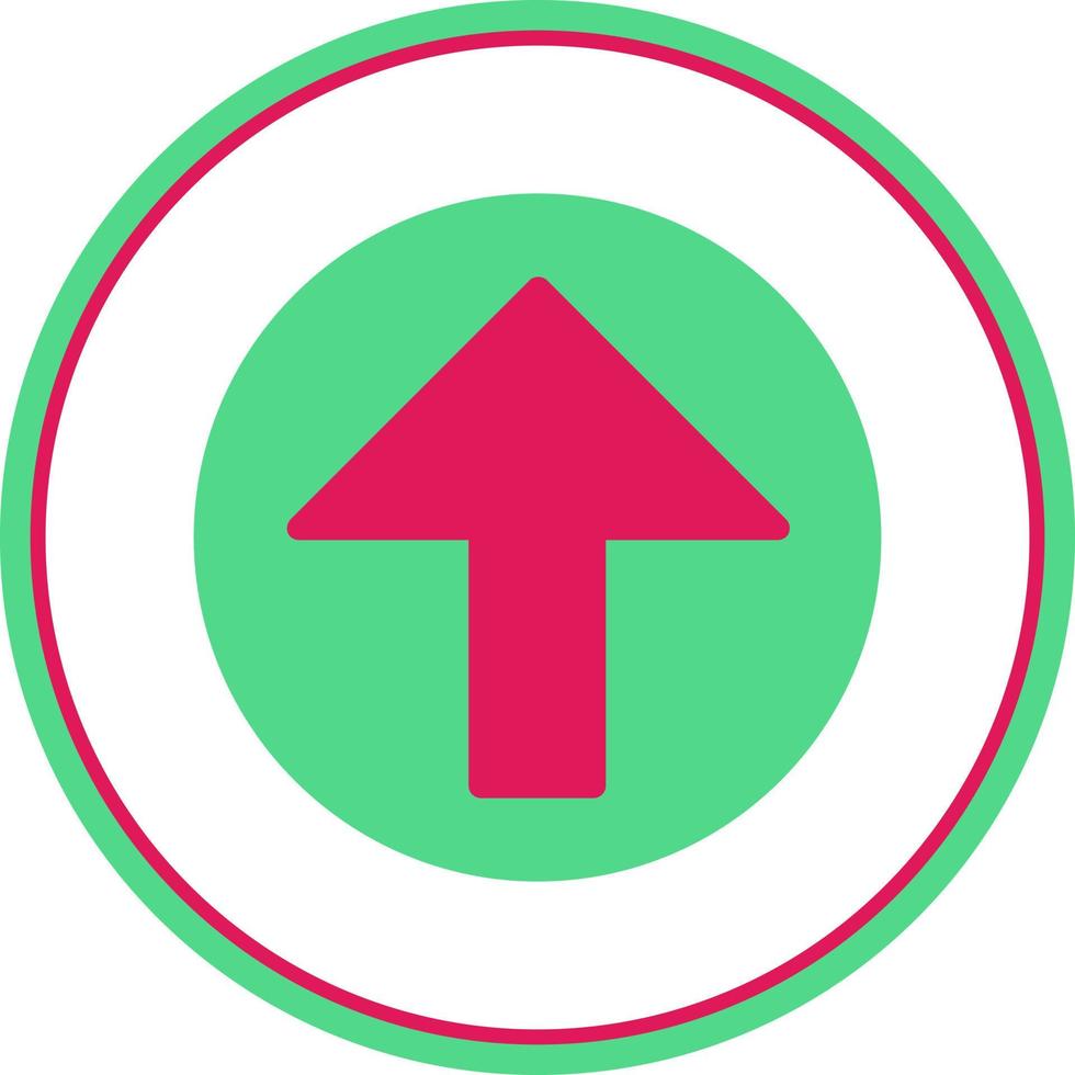 Arrow Alt Circle Up Vector Icon Design