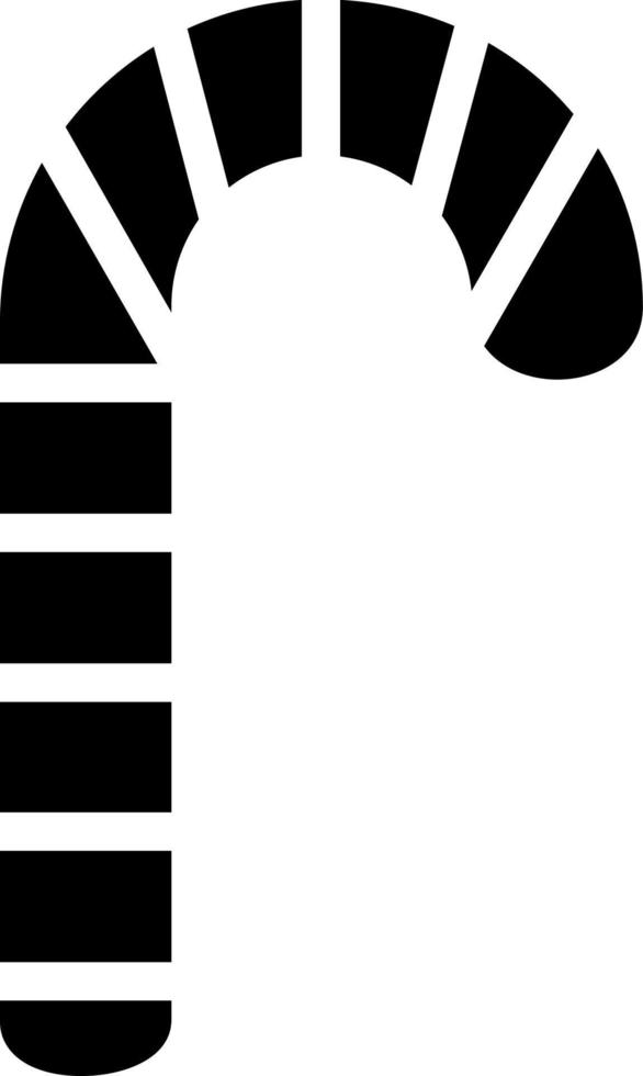 Candy Cane Vector Icon Design