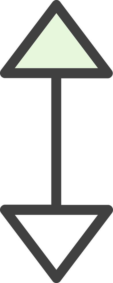 Arrows Alt V Vector Icon Design