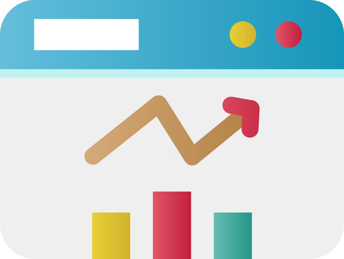 Website Statistics Vector Icon Design