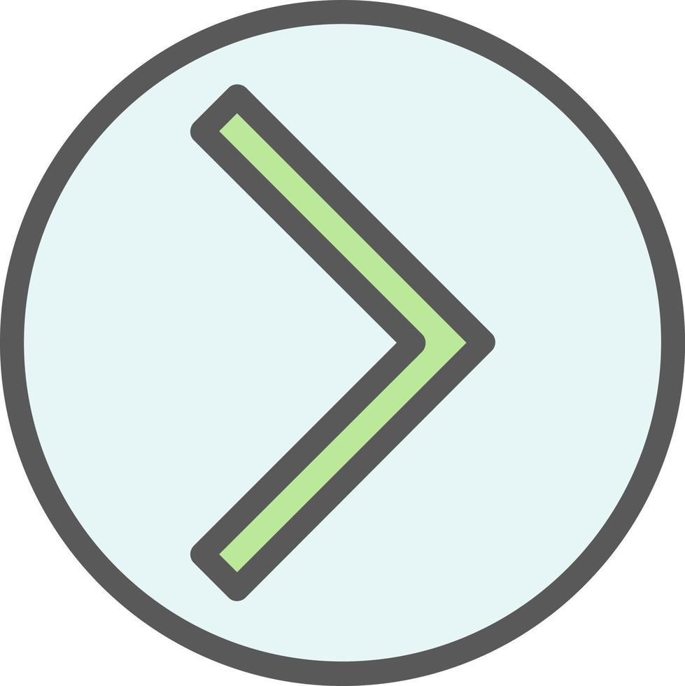 Chevron Circle Right Vector Icon Design