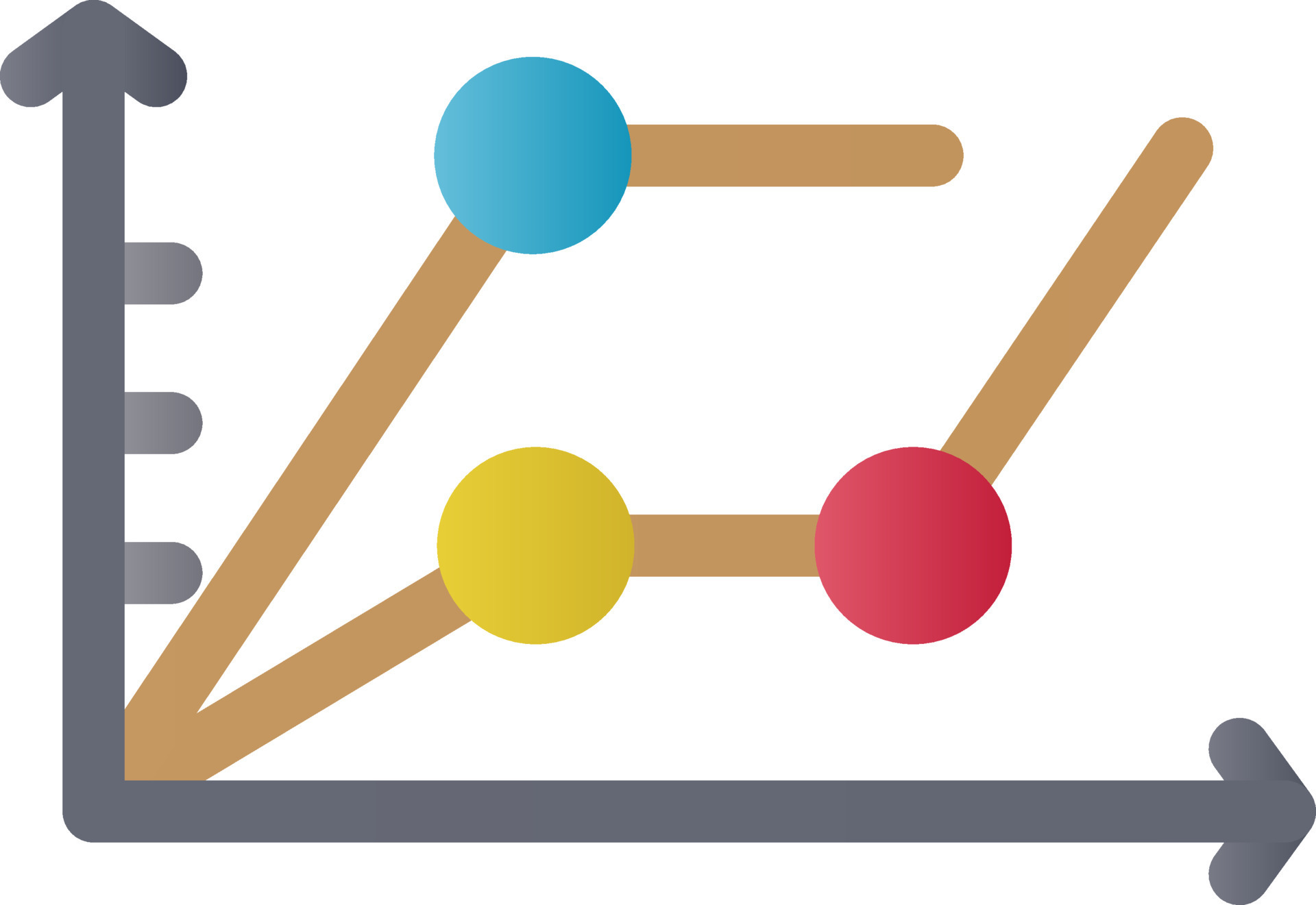 Multiple Trend Chart Vector Icon Design 15010285 Vector Art at Vecteezy