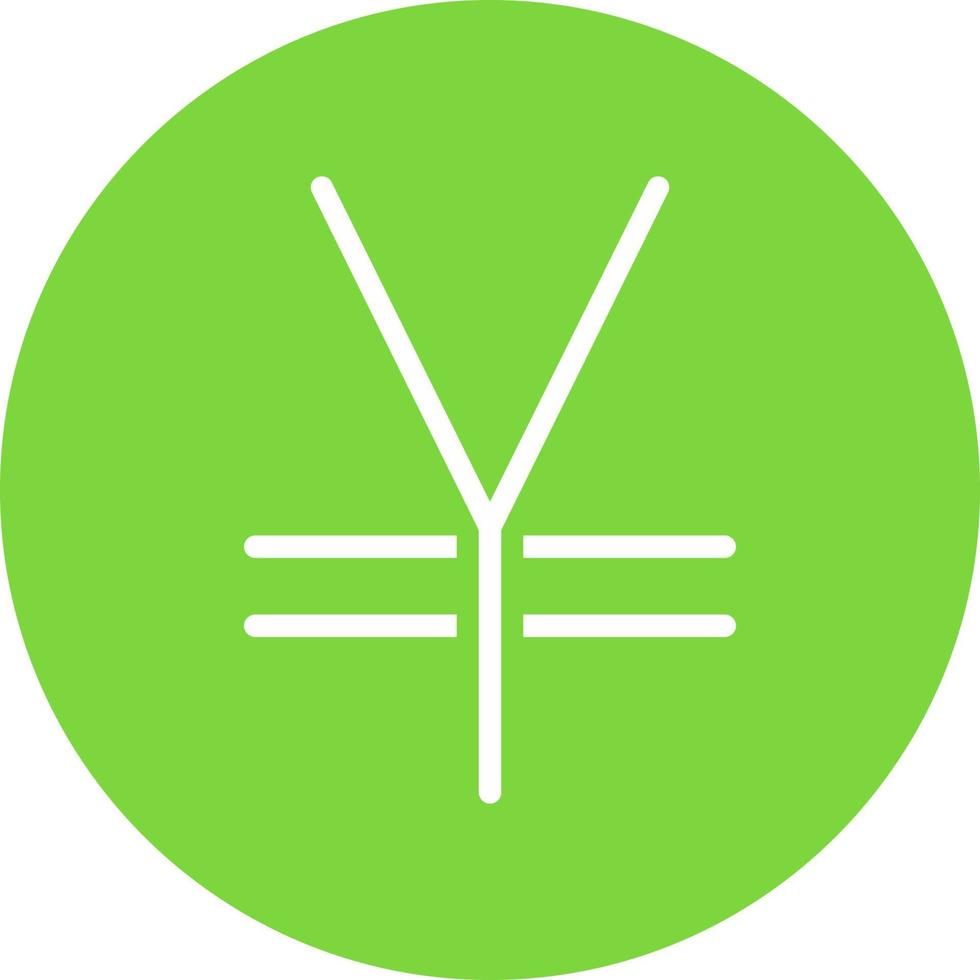 Yen Sign Vector Icon Design