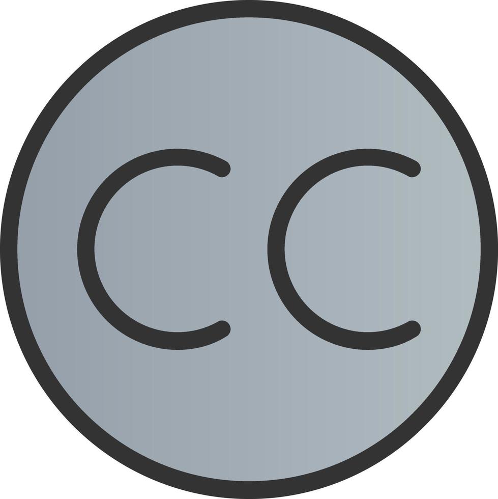 Closed Captioning Vector Icon Design