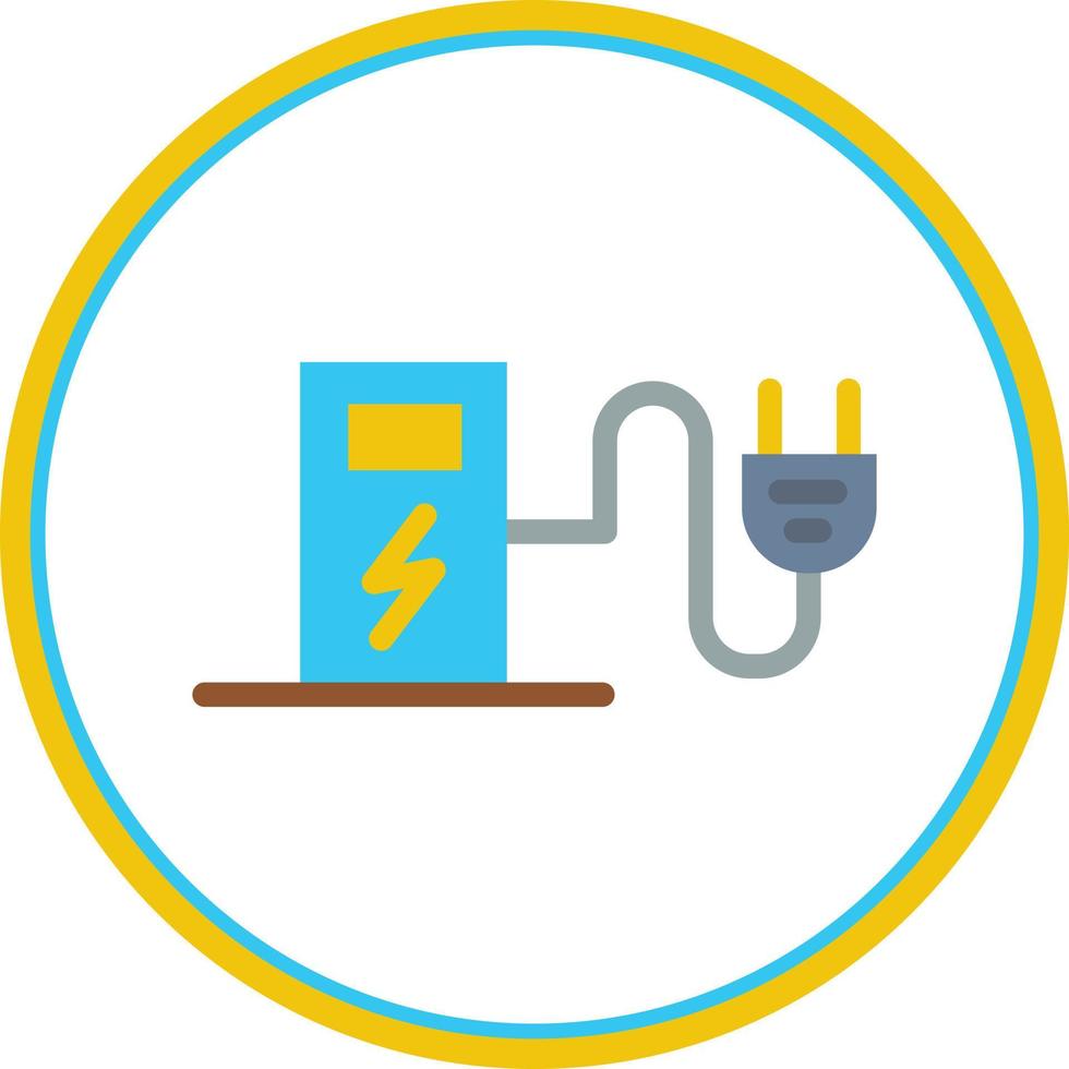 Charging Station Vector Icon Design