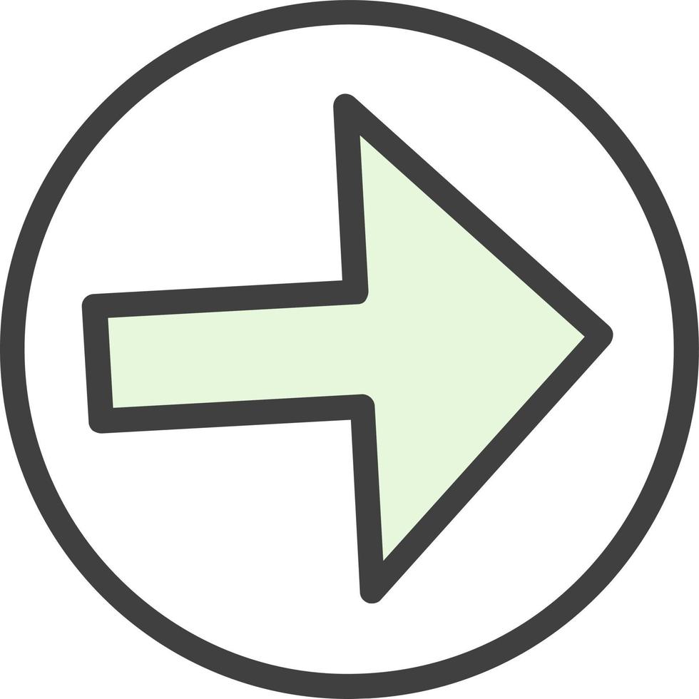 Arrow Alt Circle Right Vector Icon Design